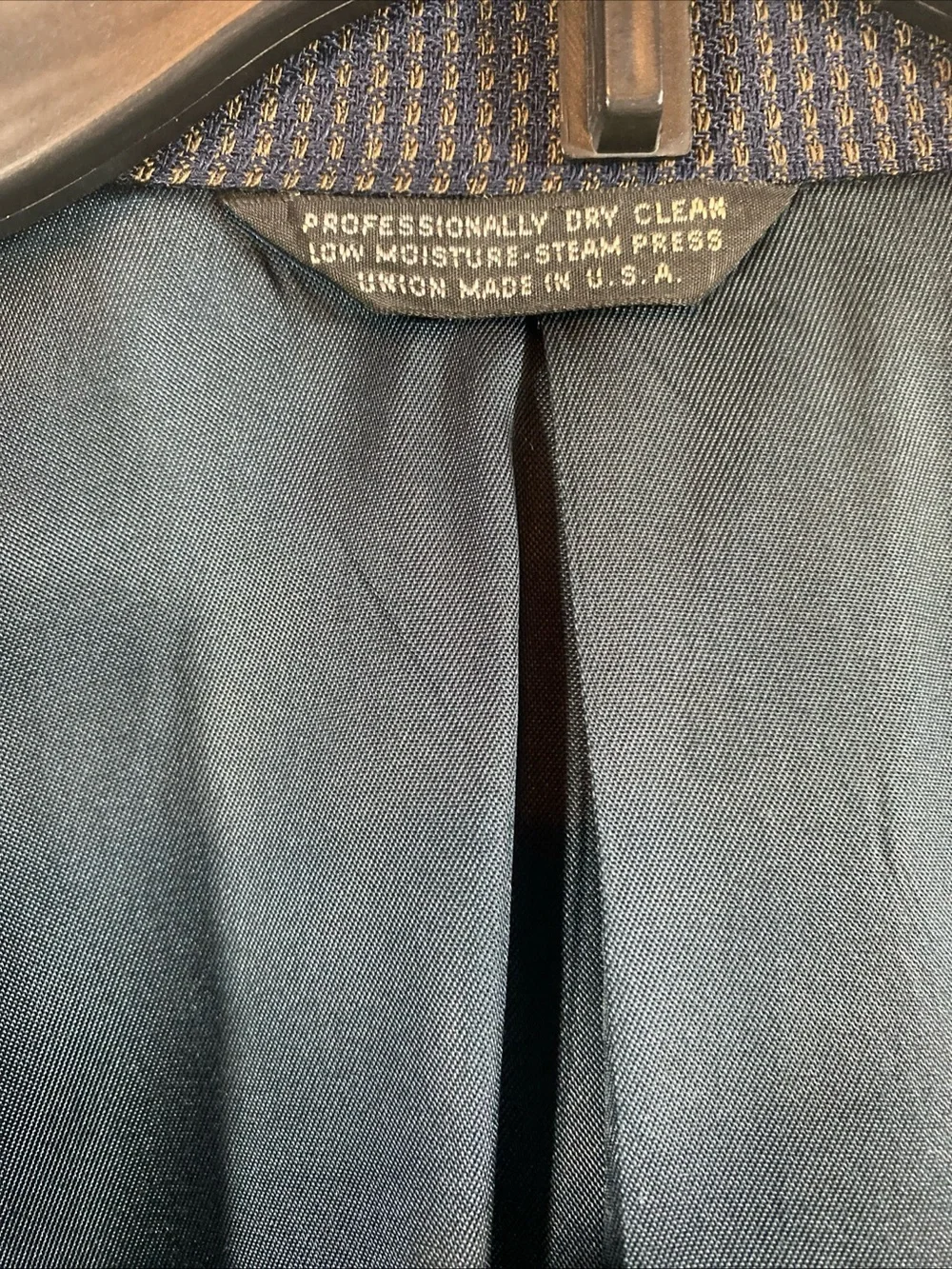 Vintage Givenchy Monsieur Blazer Suit Jacket Made USA 48L Textures Micro Dots